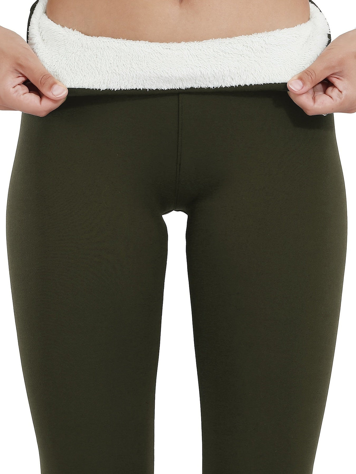 Beatriz | Leggings Térmicas Mulher Cintura Alta Forro Polar
