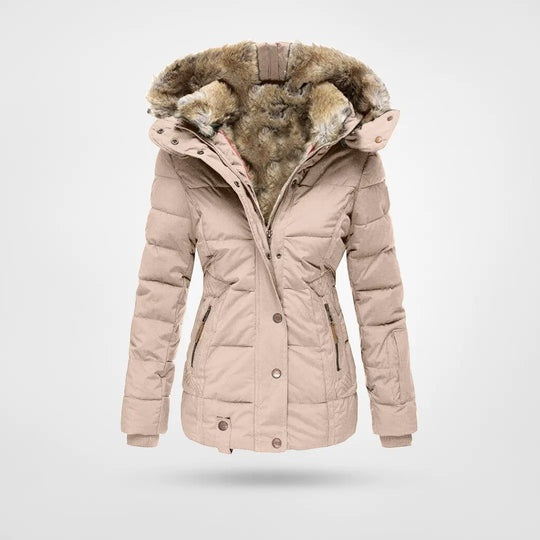 Lara | Parka Acolchoada Impermeável Mulher com Capuz