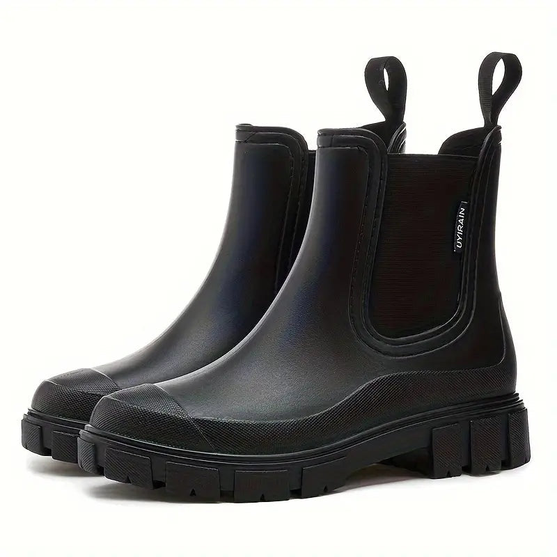 Lyla | Women's Waterproof Chelsea Rain Boots Chunky Sole