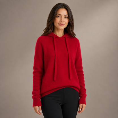 Camisola de Senhora com Gola Alta e Capuz