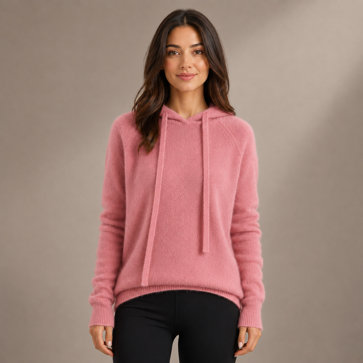 Camisola de Senhora com Gola Alta e Capuz