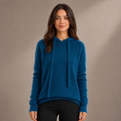 Camisola de Senhora com Gola Alta e Capuz