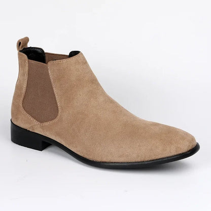 Marshall | Men's Suede Chelsea Ankle Boots Slip On