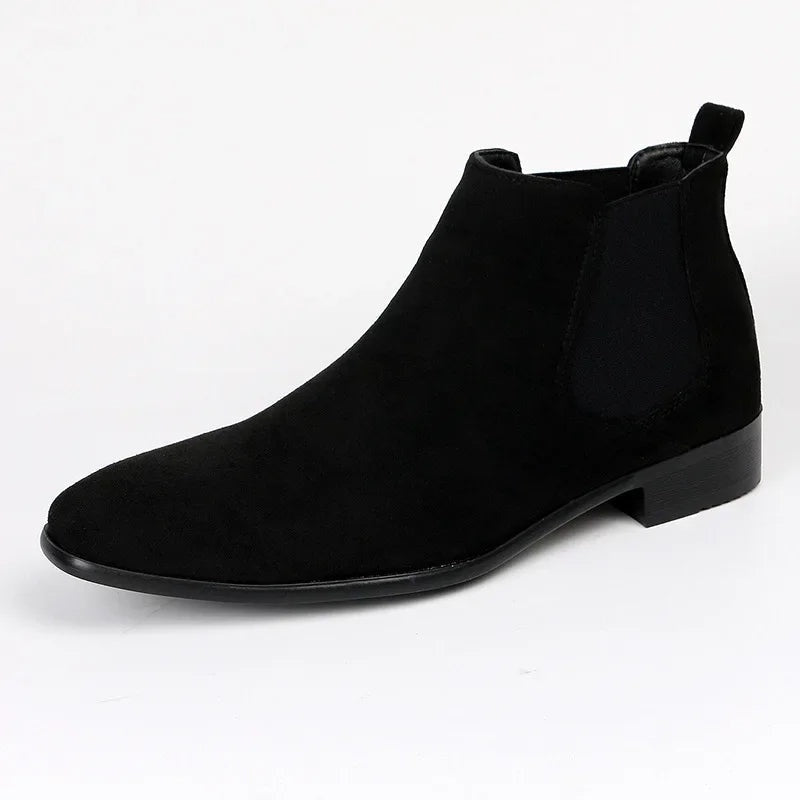Marshall | Men's Suede Chelsea Ankle Boots Slip On