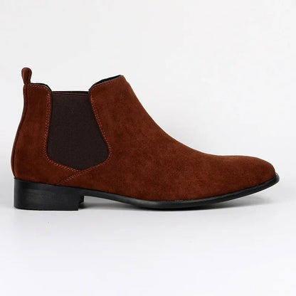Marshall | Men's Suede Chelsea Ankle Boots Slip On