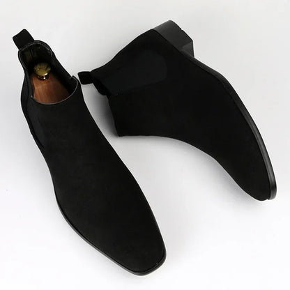 Marshall | Men's Suede Chelsea Ankle Boots Slip On