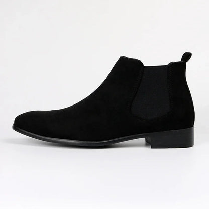 Marshall | Men's Suede Chelsea Ankle Boots Slip On