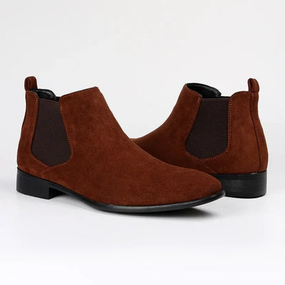 Marshall | Men's Suede Chelsea Ankle Boots Slip On