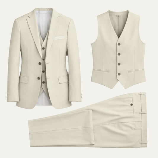 Afonso | Fato Homem 3 Peças Slim Fit Blazer Colete e Calças