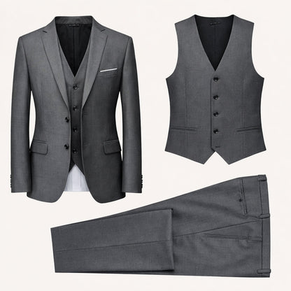 Afonso | Fato Homem 3 Peças Slim Fit Blazer Colete e Calças