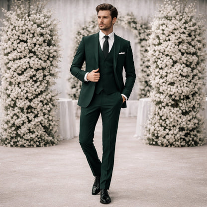 Afonso | Fato Homem 3 Peças Slim Fit Blazer Colete e Calças