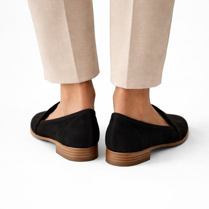 Ana | Mocassins de Camurça Mulher Bico Fino Loafers