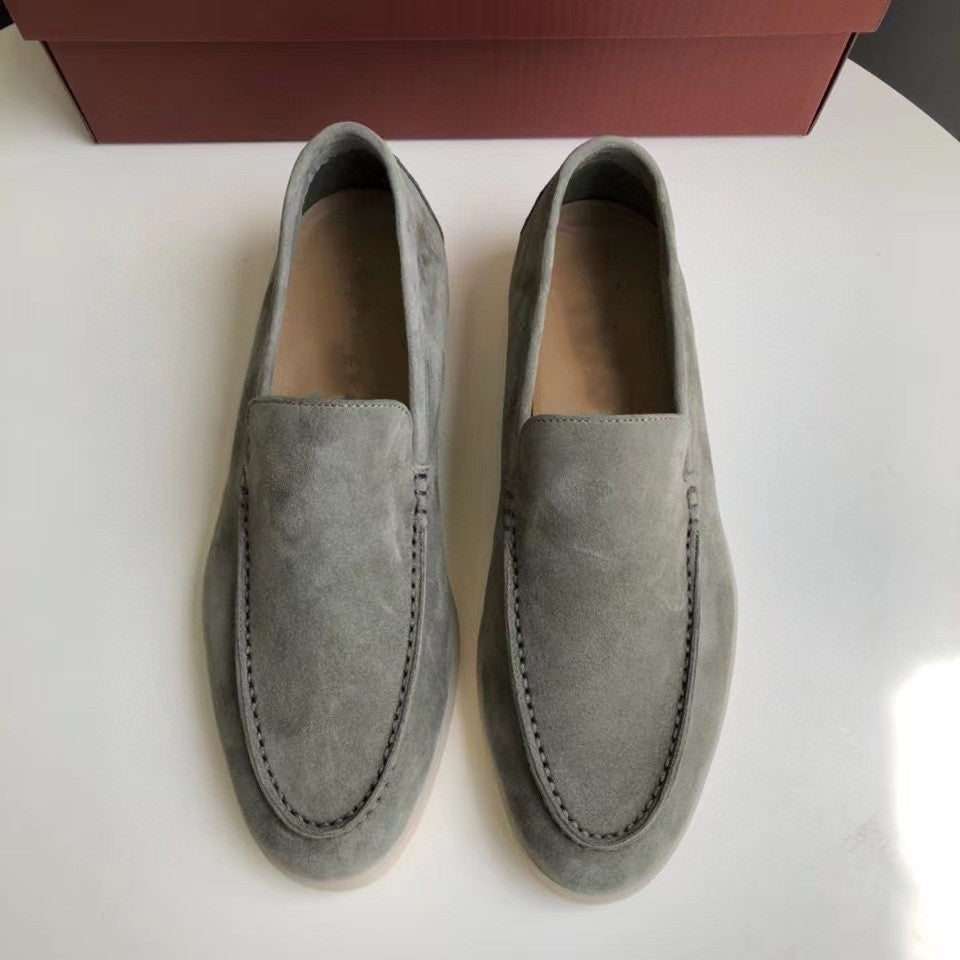 André | Mocassins de Camurça Homem Slip-On Sola Leve