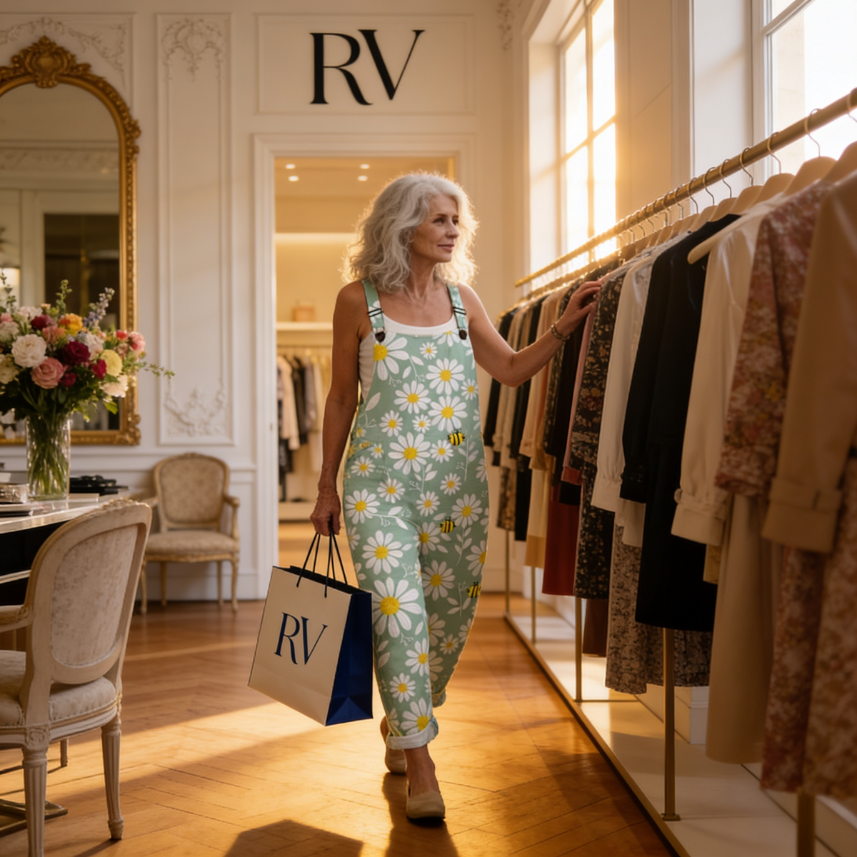 Aurora | Jardineiras Estampadas Riscas Mulher Alças Ajustáveis