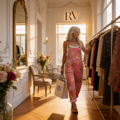 Aurora | Jardineiras Estampadas Riscas Mulher Alças Ajustáveis
