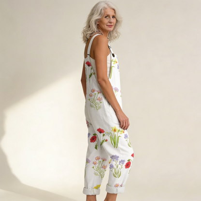 Aurora | Jardineiras Estampadas Riscas Mulher Alças Ajustáveis
