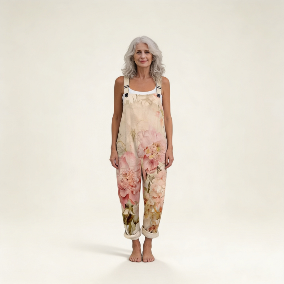 Aurora | Jardineiras Estampadas Riscas Mulher Alças Ajustáveis
