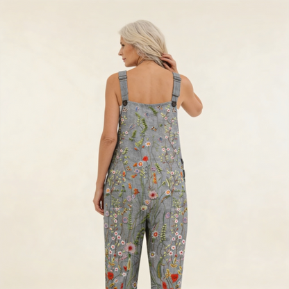 Aurora | Jardineiras Estampadas Riscas Mulher Alças Ajustáveis