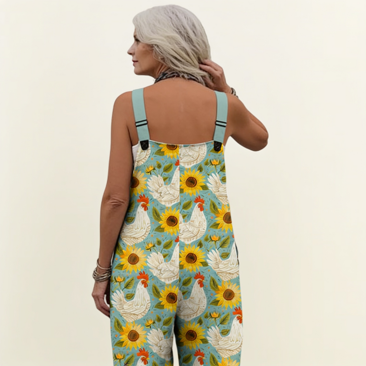 Aurora | Jardineiras Estampadas Riscas Mulher Alças Ajustáveis