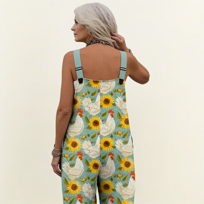 Aurora | Jardineiras Estampadas Riscas Mulher Alças Ajustáveis