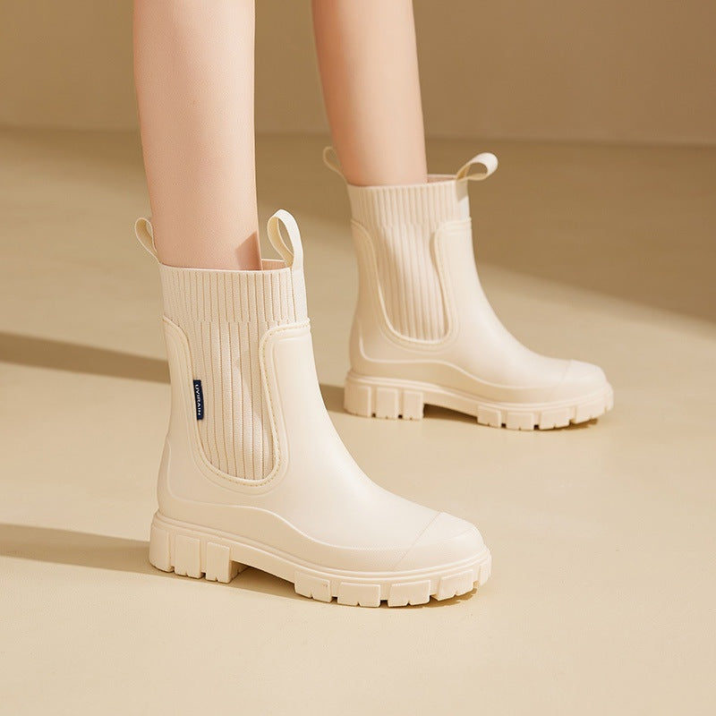 Beatriz | Botins Impermeáveis Mulher Sola Plataforma Antiderrapante