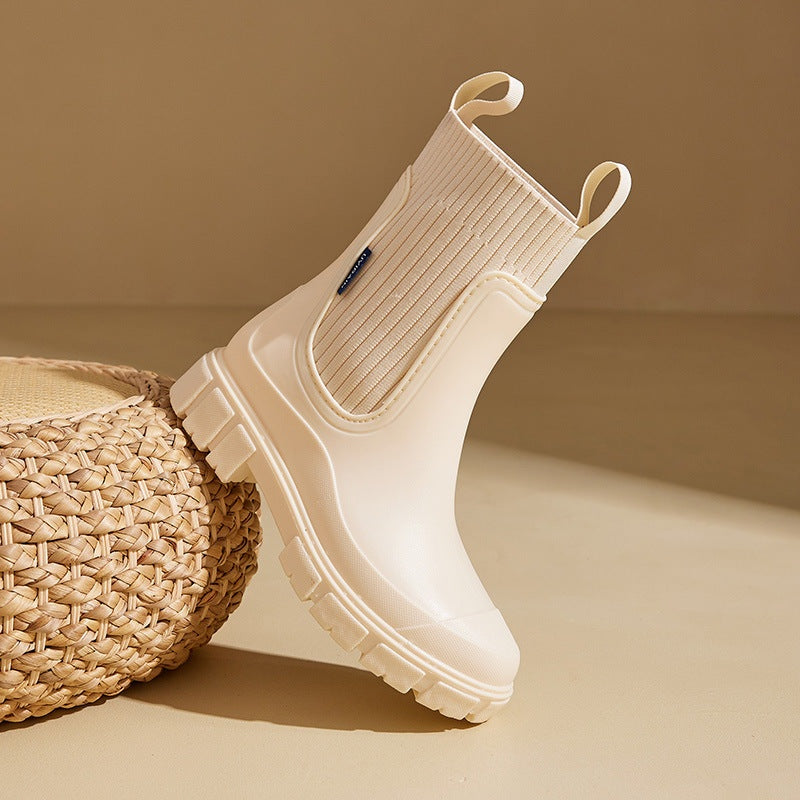 Beatriz | Botins Impermeáveis Mulher Sola Plataforma Antiderrapante