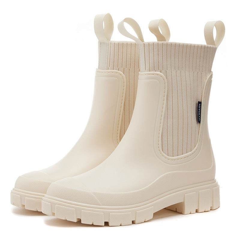 Beatriz | Botins Impermeáveis Mulher Sola Plataforma Antiderrapante