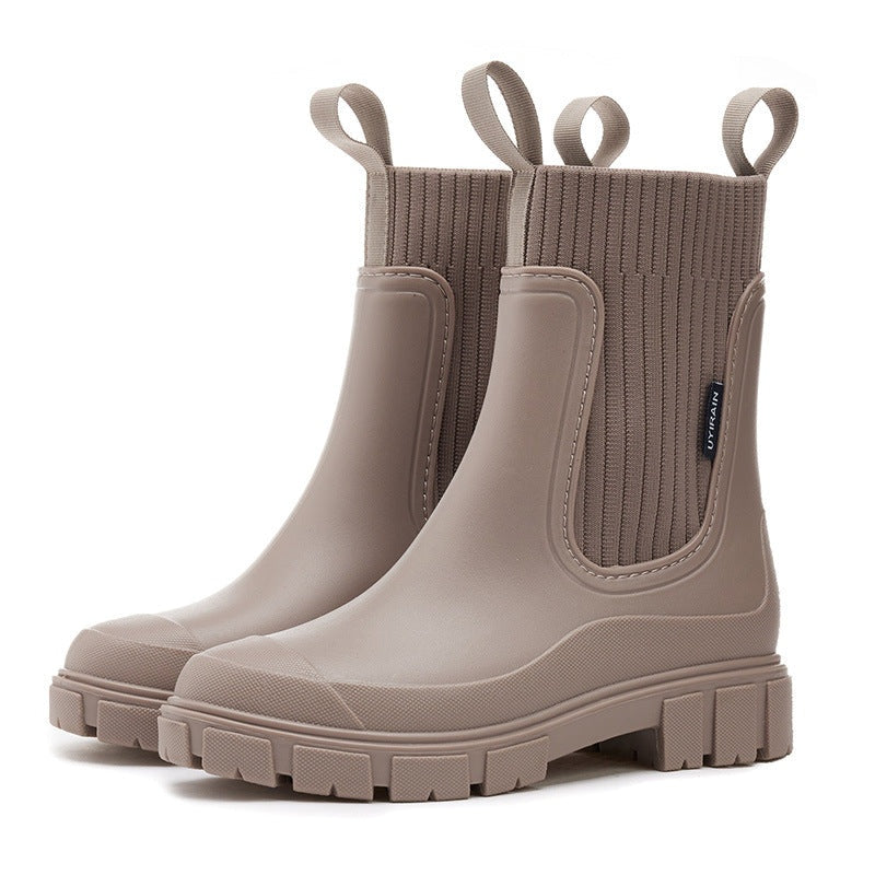 Beatriz | Botins Impermeáveis Mulher Sola Plataforma Antiderrapante