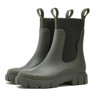 Beatriz | Botins Impermeáveis Mulher Sola Plataforma Antiderrapante