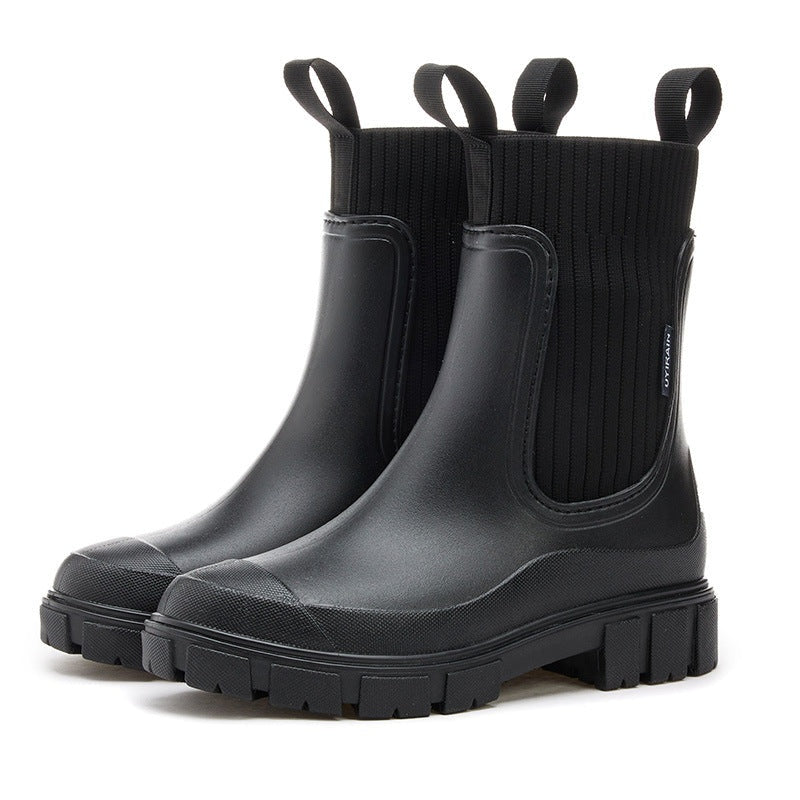 Beatriz | Botins Impermeáveis Mulher Sola Plataforma Antiderrapante