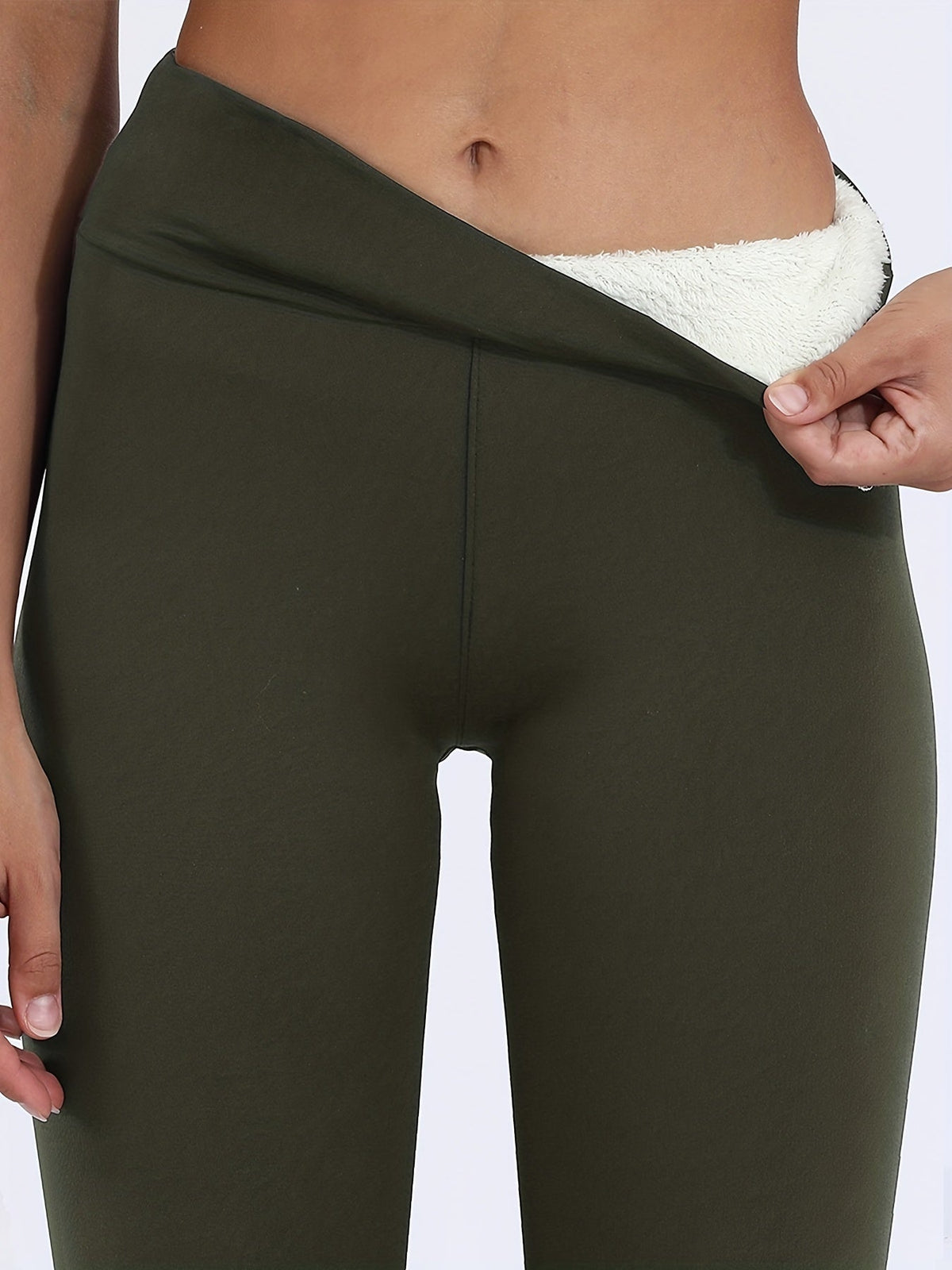Beatriz | Leggings Térmicas Mulher Cintura Alta Forro Polar