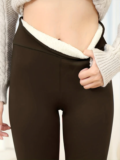 Beatriz | Leggings Térmicas Mulher Cintura Alta Forro Polar