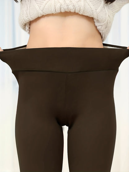 Beatriz | Leggings Térmicas Mulher Cintura Alta Forro Polar
