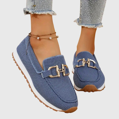 Beatriz | Mocassins Mulher Sola Plataforma Detalhe Metálico