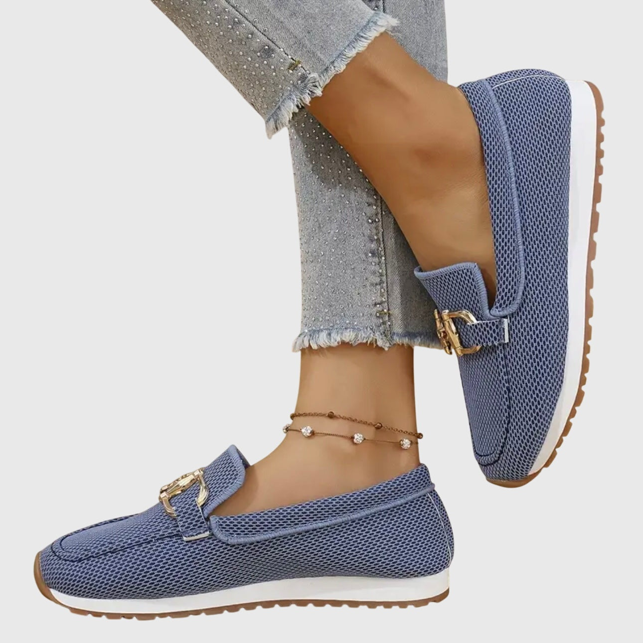 Beatriz | Mocassins Mulher Sola Plataforma Detalhe Metálico