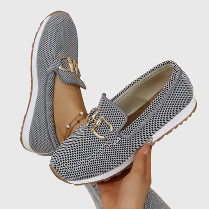 Beatriz | Mocassins Mulher Sola Plataforma Detalhe Metálico
