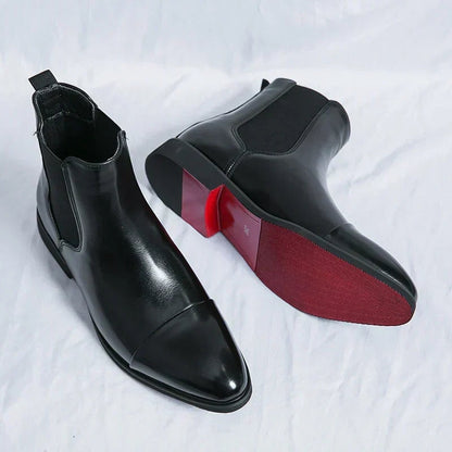 Bernardo | Chelsea Boots de Couro Homem Sola Contrastante