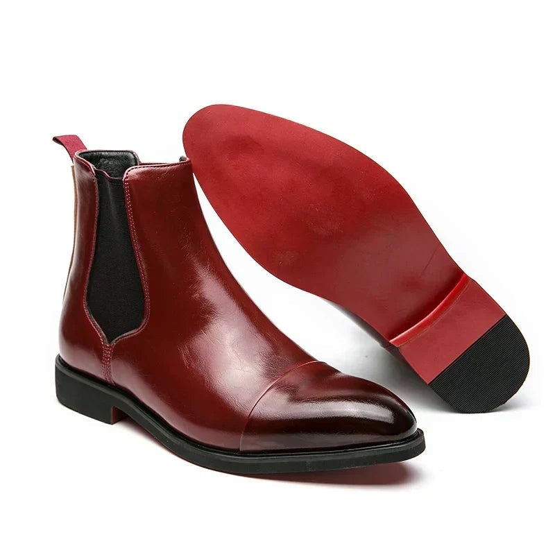 Bernardo | Chelsea Boots de Couro Homem Sola Contrastante