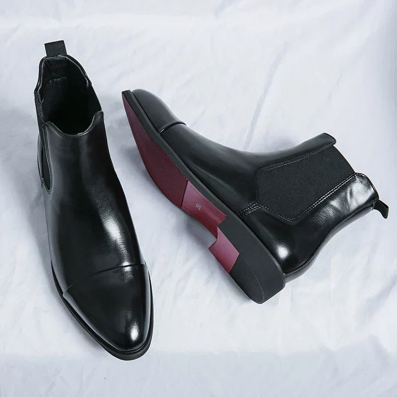 Bernardo | Chelsea Boots de Couro Homem Sola Contrastante