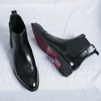Bernardo | Chelsea Boots de Couro Homem Sola Contrastante
