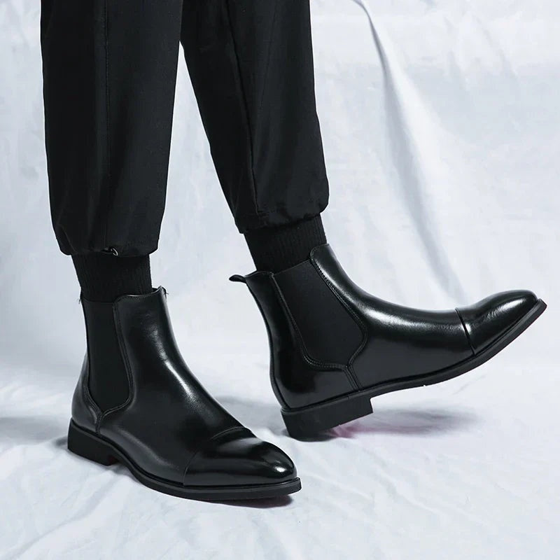 Bernardo | Chelsea Boots de Couro Homem Sola Contrastante