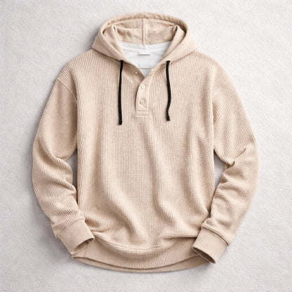 Bernardo | Hoodie de Algodão Waffle Homem com Capuz