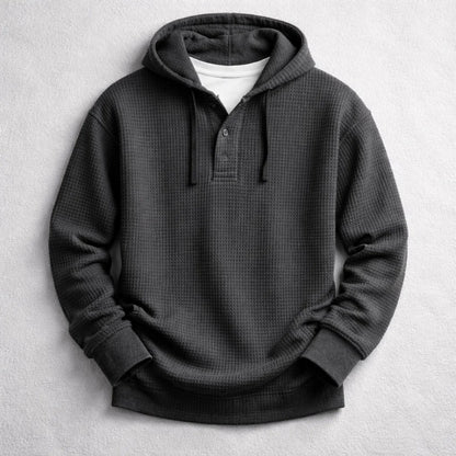 Bernardo | Hoodie de Algodão Waffle Homem com Capuz