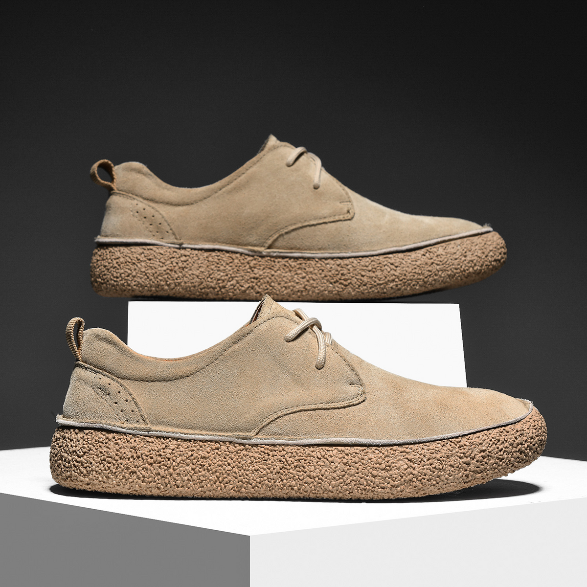 Bernardo | Sapatos Oxford de Camurça Homem com Atacadores
