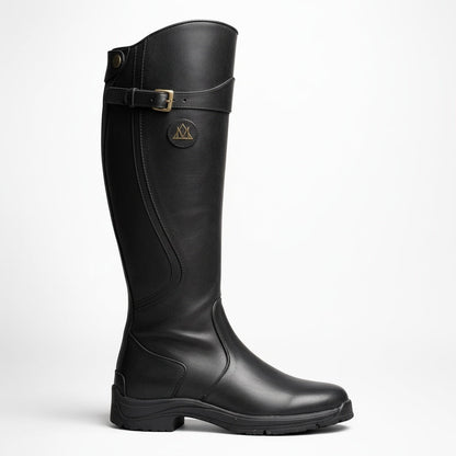 Bruna | Botas Cano Alto Mulher Equestres Couro Fivela