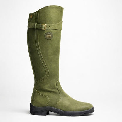 Bruna | Botas Cano Alto Mulher Equestres Couro Fivela