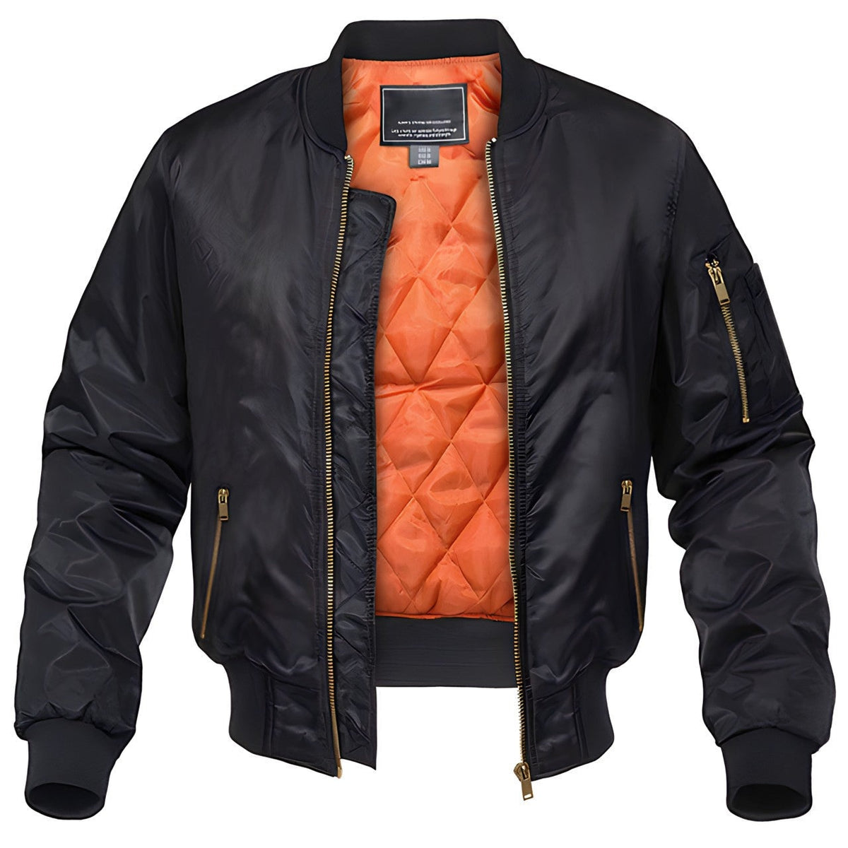 Bruno | Casaco Bomber Homem Forrado Gola Redonda