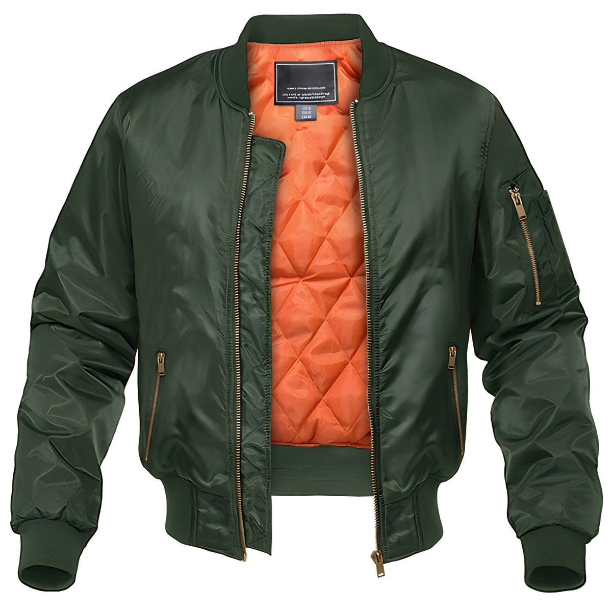 Bruno | Casaco Bomber Homem Forrado Gola Redonda
