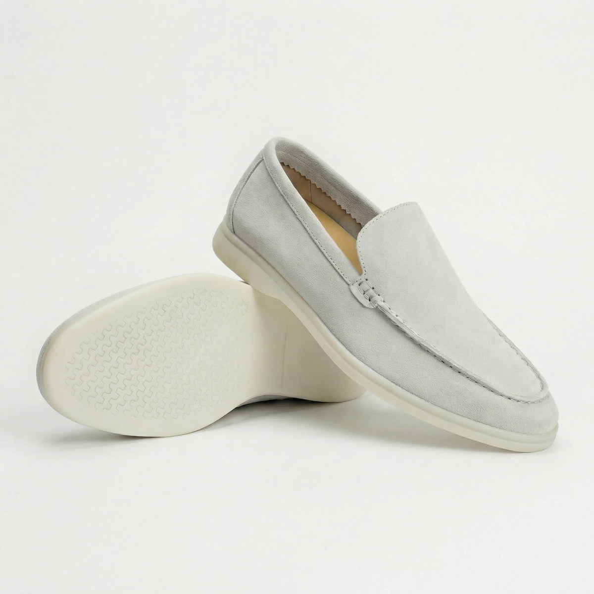 Carlos | Mocassins de Camurça Homem Sola Leve