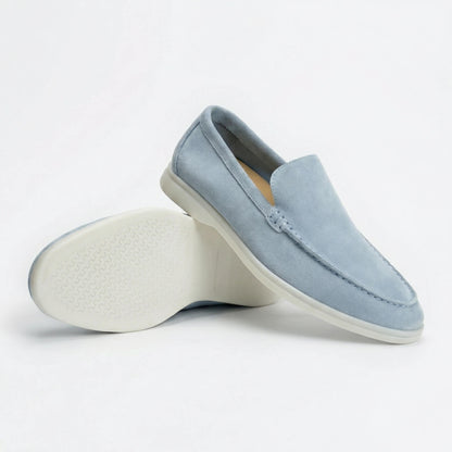 Carlos | Mocassins de Camurça Homem Sola Leve